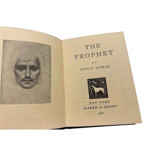 The Prophet By Kahlil Gibran 1980 Pocket Edition Hardcover Alfred A. Knopf